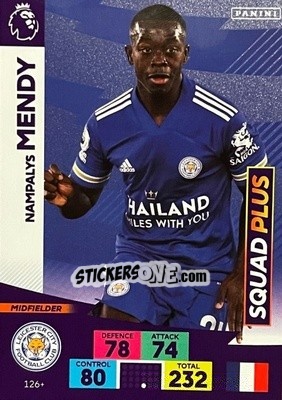 Sticker Nampalys Mendy - English Premier League 2020-2021. Adrenalyn XL - Panini