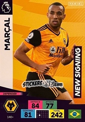 Sticker Marcal - English Premier League 2020-2021. Adrenalyn XL n. PL-140 - Panini