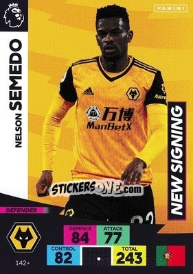 Figurina Nelson Semedo - English Premier League 2020-2021. Adrenalyn XL - Panini