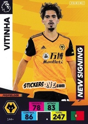 Sticker Vitinha - English Premier League 2020-2021. Adrenalyn XL n. PL-144 - Panini