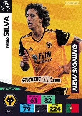 Sticker Fabio Silva - English Premier League 2020-2021. Adrenalyn XL - Panini