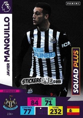 Sticker Javier Manquillo - English Premier League 2020-2021. Adrenalyn XL n. PL-156 - Panini