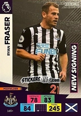 Figurina Ryan Fraser - English Premier League 2020-2021. Adrenalyn XL - Panini