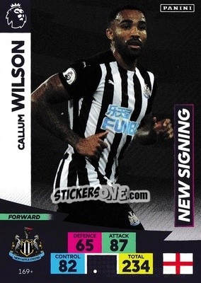 Sticker Callum Wilson - English Premier League 2020-2021. Adrenalyn XL n. PL-169 - Panini