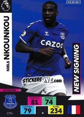Sticker Niels Nkounkou - English Premier League 2020-2021. Adrenalyn XL n. PL-175 - Panini