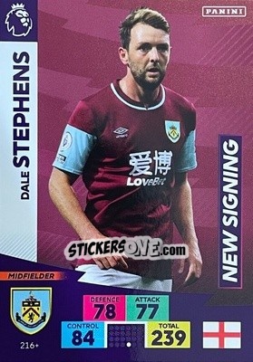 Sticker Dale Stephens - English Premier League 2020-2021. Adrenalyn XL n. PL-216 - Panini