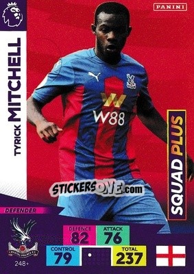 Sticker Tyrick Mitchell - English Premier League 2020-2021. Adrenalyn XL n. PL-248 - Panini