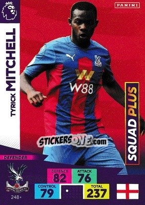 Figurina Tyrick Mitchell - English Premier League 2020-2021. Adrenalyn XL - Panini