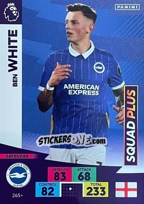 Cromo Ben White - English Premier League 2020-2021. Adrenalyn XL - Panini