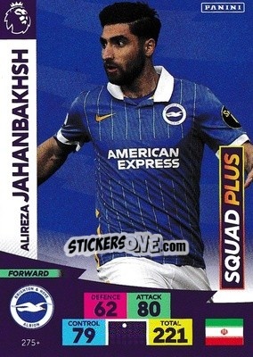 Sticker Alireza Jahanbakhsh - English Premier League 2020-2021. Adrenalyn XL n. PL-275 - Panini