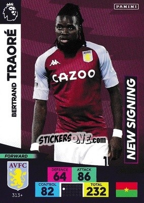 Sticker Bertrand Traoré - English Premier League 2020-2021. Adrenalyn XL - Panini