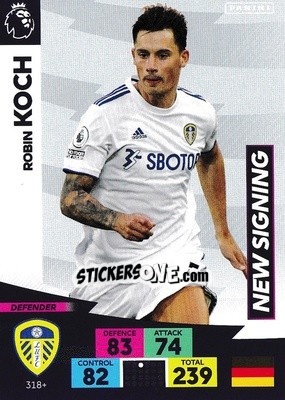 Sticker Robin Koch - English Premier League 2020-2021. Adrenalyn XL - Panini