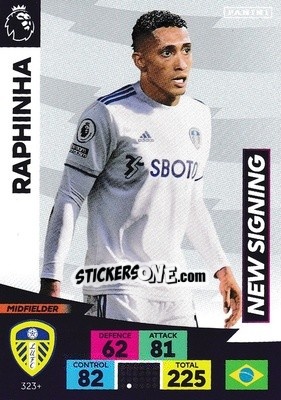 Sticker Raphinha - English Premier League 2020-2021. Adrenalyn XL n. PL-323 - Panini