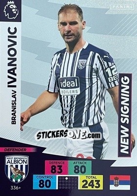 Sticker Branislav Ivanovic - English Premier League 2020-2021. Adrenalyn XL n. PL-336 - Panini