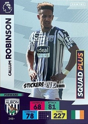 Figurina Callum Robinson - English Premier League 2020-2021. Adrenalyn XL - Panini