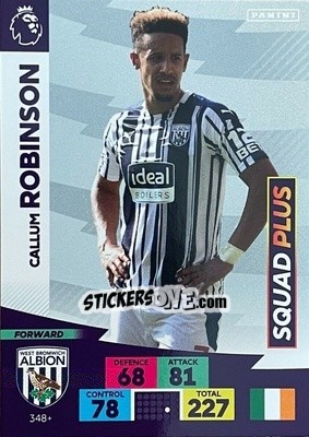 Sticker Callum Robinson - English Premier League 2020-2021. Adrenalyn XL n. PL-348 - Panini