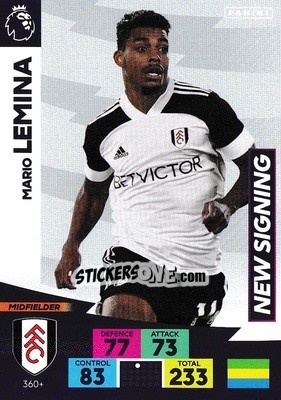 Sticker Mario Lemina - English Premier League 2020-2021. Adrenalyn XL - Panini