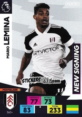 Sticker Mario Lemina - English Premier League 2020-2021. Adrenalyn XL n. PL-360 - Panini