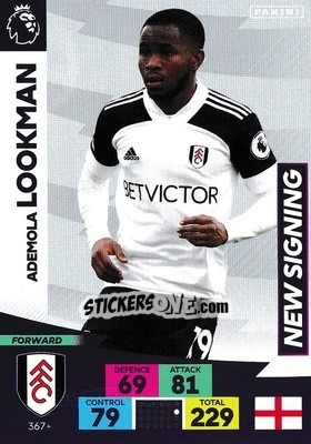 Sticker Ademola Lookman - English Premier League 2020-2021. Adrenalyn XL - Panini