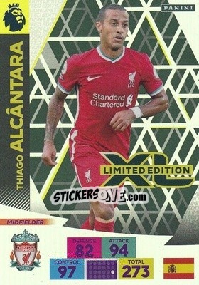 Cromo Thiago Alcántara - English Premier League 2020-2021. Adrenalyn XL - Panini