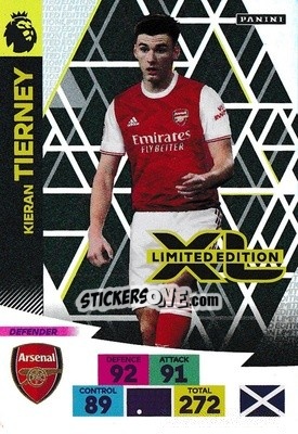 Sticker Kieran Tierney - English Premier League 2020-2021. Adrenalyn XL - Panini