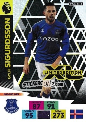 Sticker Gylfi Sigurdsson - English Premier League 2020-2021. Adrenalyn XL n. LE-GS - Panini