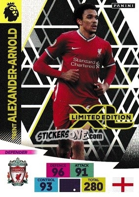 Cromo Trent Alexander-Arnold - English Premier League 2020-2021. Adrenalyn XL - Panini