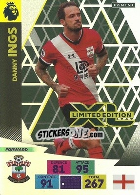 Sticker Danny Ings - English Premier League 2020-2021. Adrenalyn XL n. LE-DI - Panini