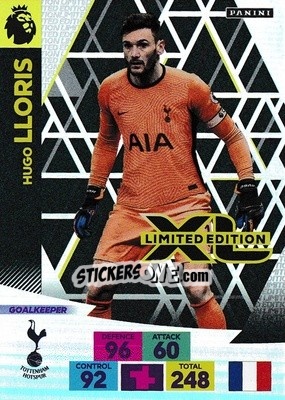 Sticker Hugo Lloris - English Premier League 2020-2021. Adrenalyn XL n. LE-HL - Panini