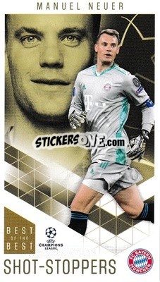 Figurina Manuel Neuer - UEFA Champions League 2020-2021. Best of the best - Topps