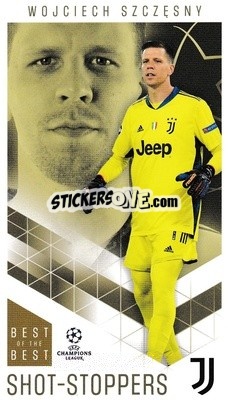 Cromo Wojciech Szczęsny - UEFA Champions League 2020-2021. Best of the best - Topps