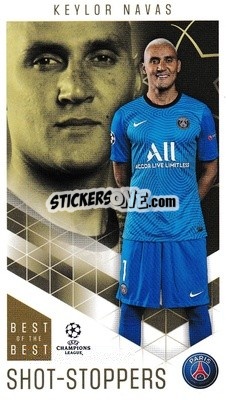 Sticker Keylor Navas - UEFA Champions League 2020-2021. Best of the best n. 10 - Topps
