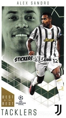 Cromo Alex Sandro - UEFA Champions League 2020-2021. Best of the best - Topps