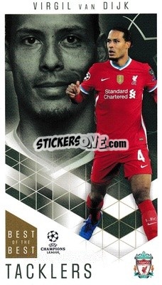 Sticker Virgil van Dijk - UEFA Champions League 2020-2021. Best of the best - Topps