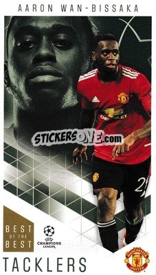 Sticker Aaron Wan-Bissaka - UEFA Champions League 2020-2021. Best of the best n. 17 - Topps