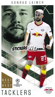 Sticker Konrad Laimer - UEFA Champions League 2020-2021. Best of the best n. 19 - Topps