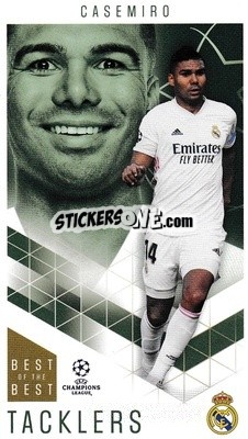 Sticker Casemiro - UEFA Champions League 2020-2021. Best of the best - Topps