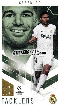 Sticker Casemiro - UEFA Champions League 2020-2021. Best of the best n. 20 - Topps