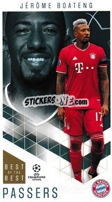 Sticker Jérôme Boateng - UEFA Champions League 2020-2021. Best of the best - Topps