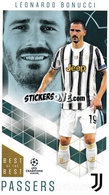 Sticker Leonardo Bonucci - UEFA Champions League 2020-2021. Best of the best n. 25 - Topps