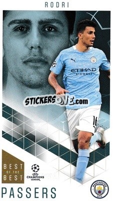 Sticker Rodri - UEFA Champions League 2020-2021. Best of the best n. 26 - Topps