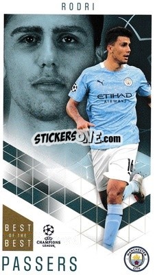 Sticker Rodri - UEFA Champions League 2020-2021. Best of the best - Topps