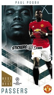 Sticker Paul Pogba - UEFA Champions League 2020-2021. Best of the best - Topps