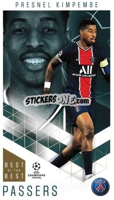 Sticker Presnel Kimpembe - UEFA Champions League 2020-2021. Best of the best n. 28 - Topps