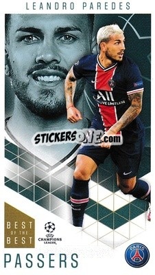 Figurina Leandro Paredes - UEFA Champions League 2020-2021. Best of the best - Topps