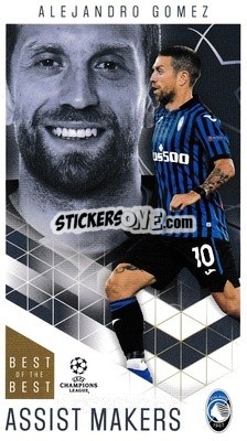 Sticker Alejandro Gómez - UEFA Champions League 2020-2021. Best of the best - Topps