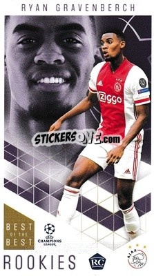 Sticker Ryan Gravenberch - UEFA Champions League 2020-2021. Best of the best n. 41 - Topps