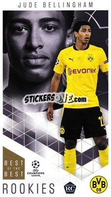 Sticker Jude Bellingham - UEFA Champions League 2020-2021. Best of the best n. 43 - Topps