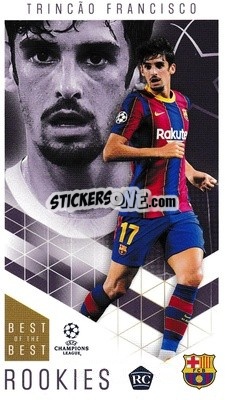 Sticker Francisco Trincão - UEFA Champions League 2020-2021. Best of the best n. 45 - Topps