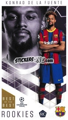 Sticker Konrad de la Fuente - UEFA Champions League 2020-2021. Best of the best n. 46 - Topps
